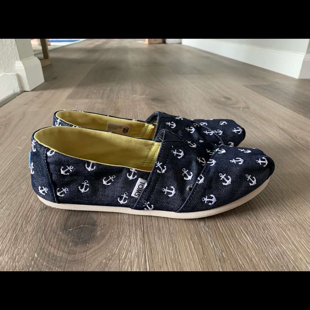 Rare retired Toms boat anchor alpargatas